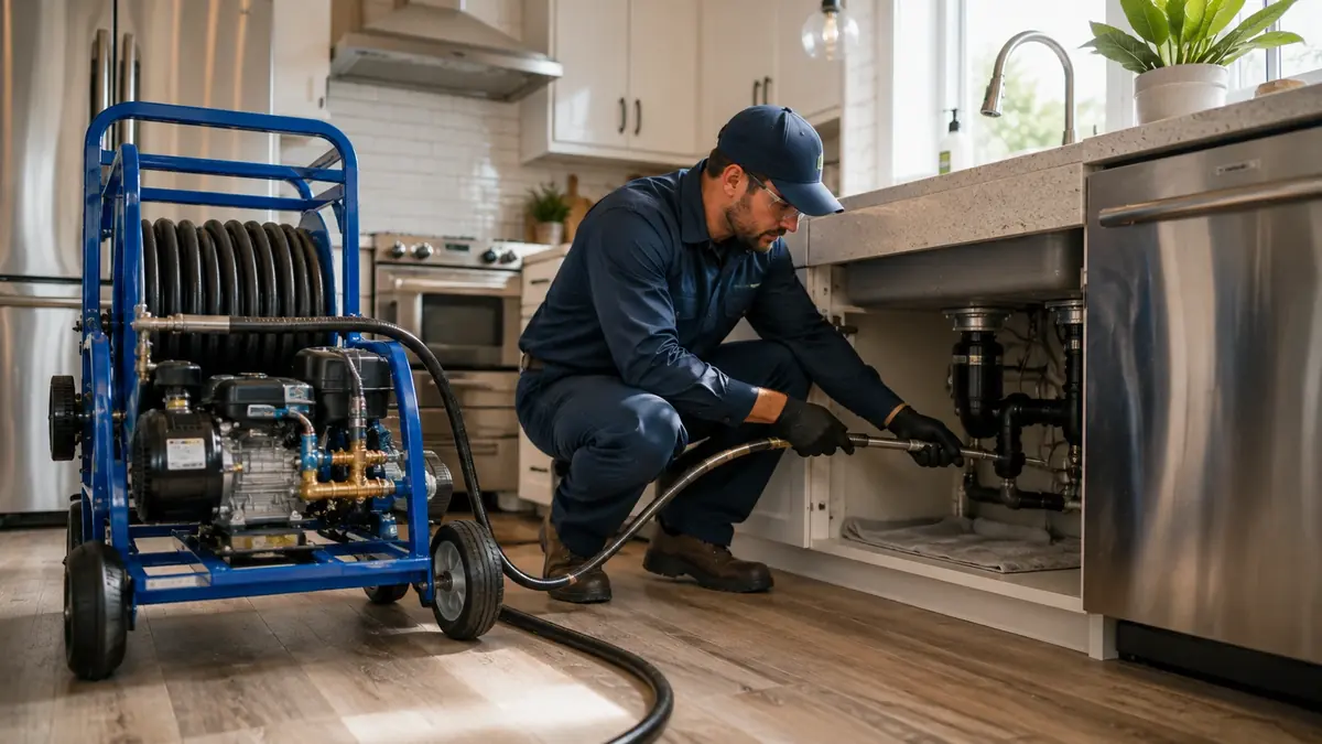 Kitchen Drain Hydro Jetting in Frazier Park